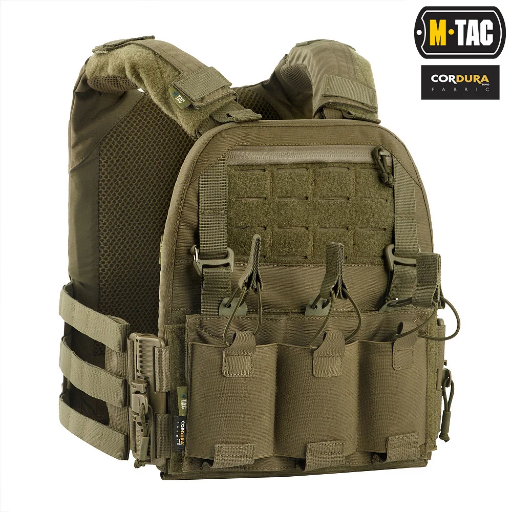 M-Tac Plate Carrier Breastplate QRS Ranger Green 2