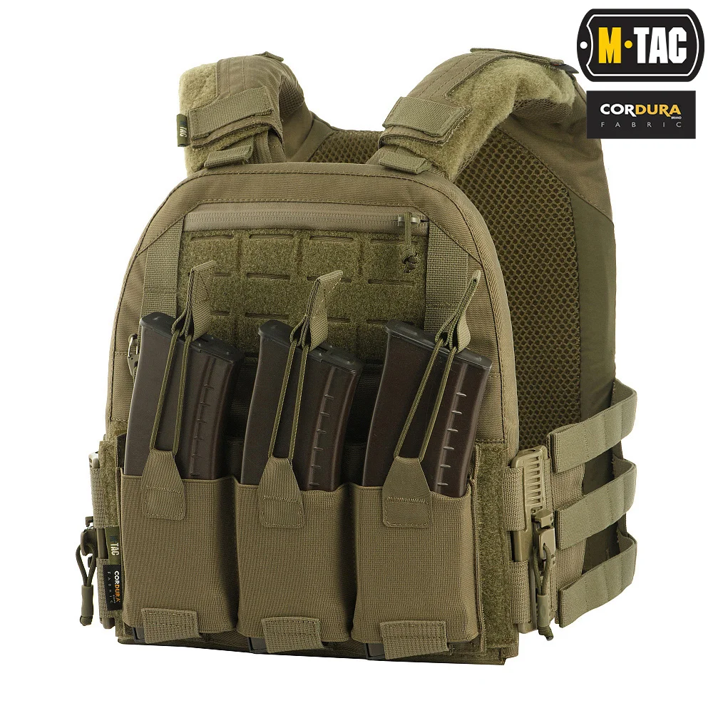 M-Tac Plate Carrier Breastplate QRS Ranger Green 3