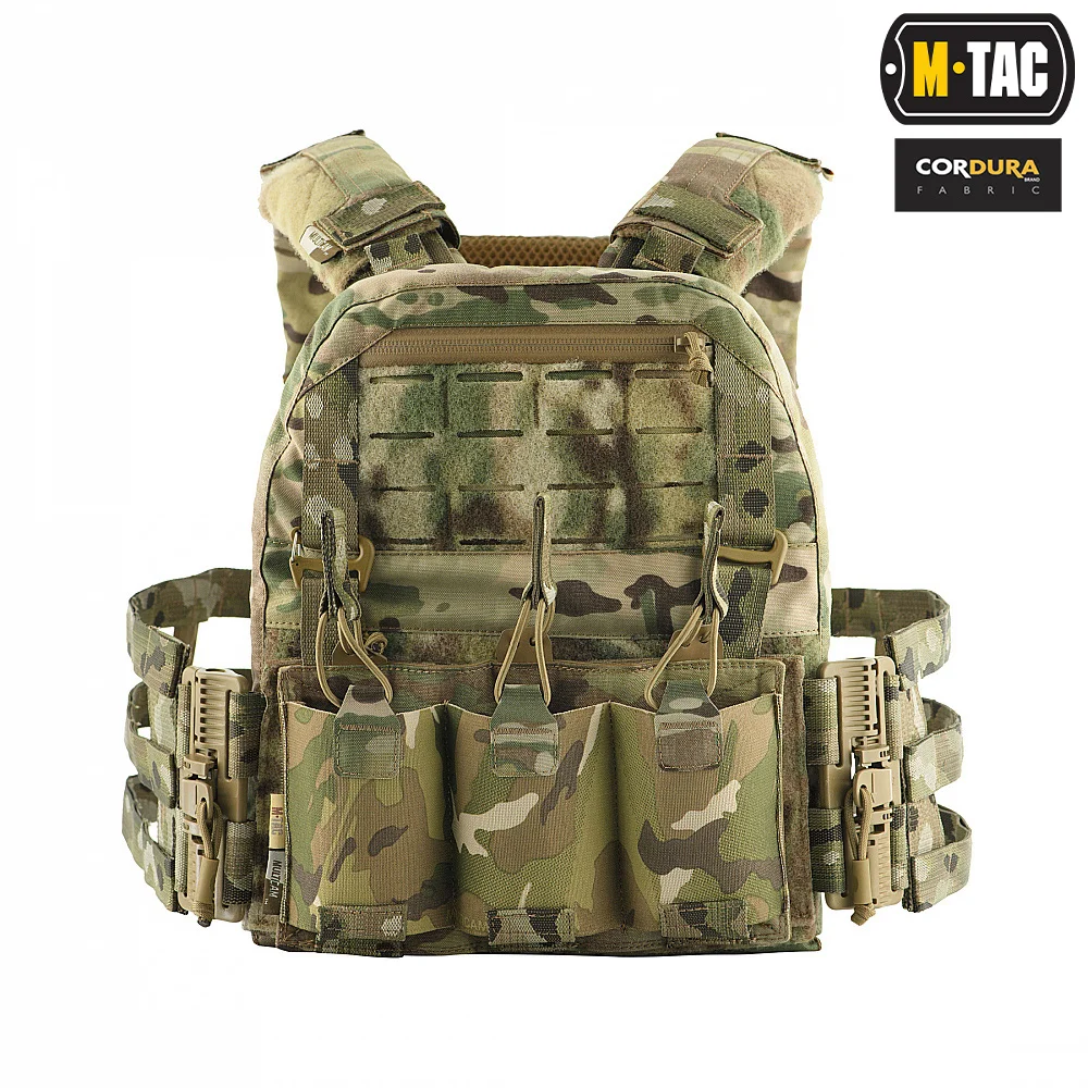 M-Tac Plate Carrier Vest QRS Multicam