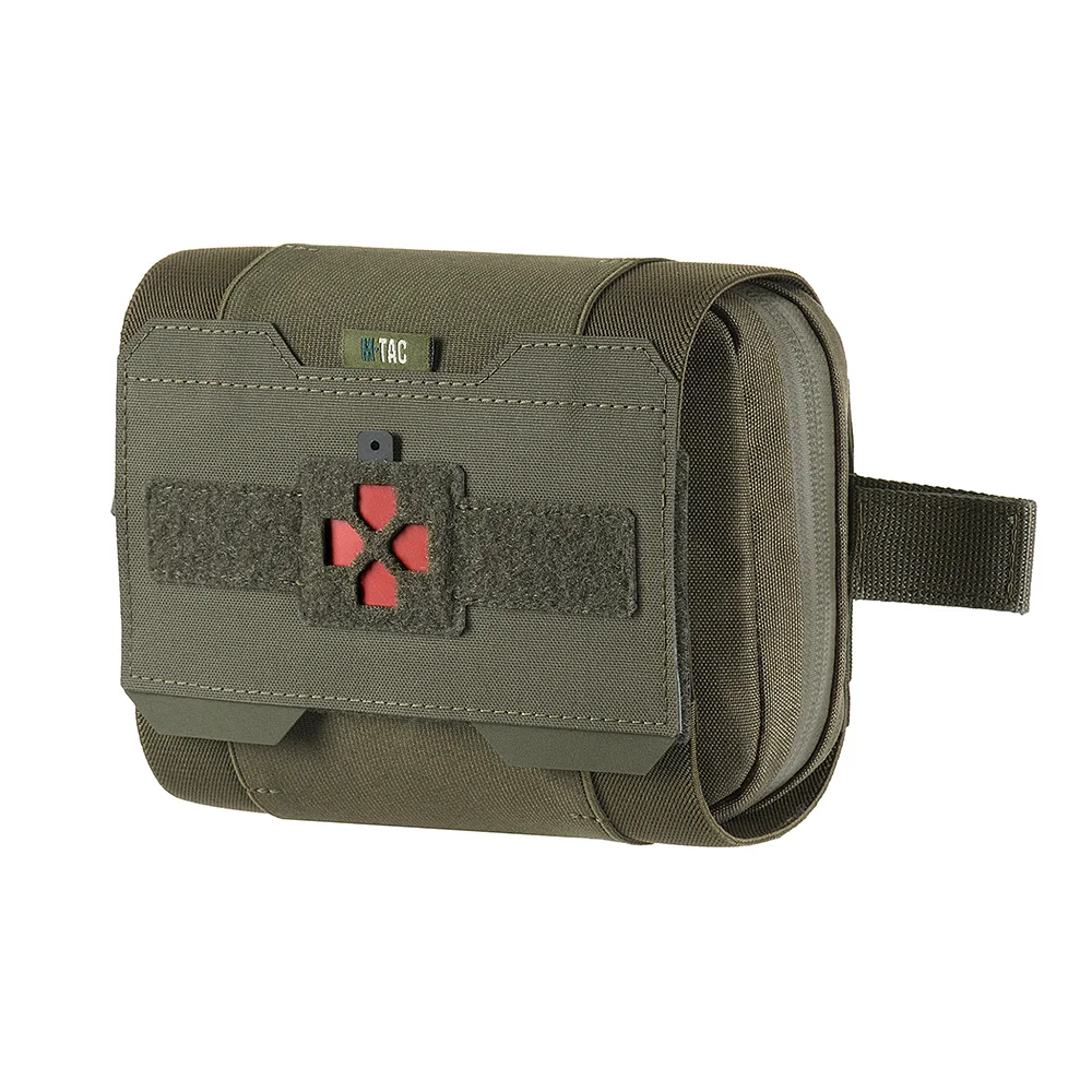 M-Tac Large Horizontal Medical Pouch Elite Ranger Green