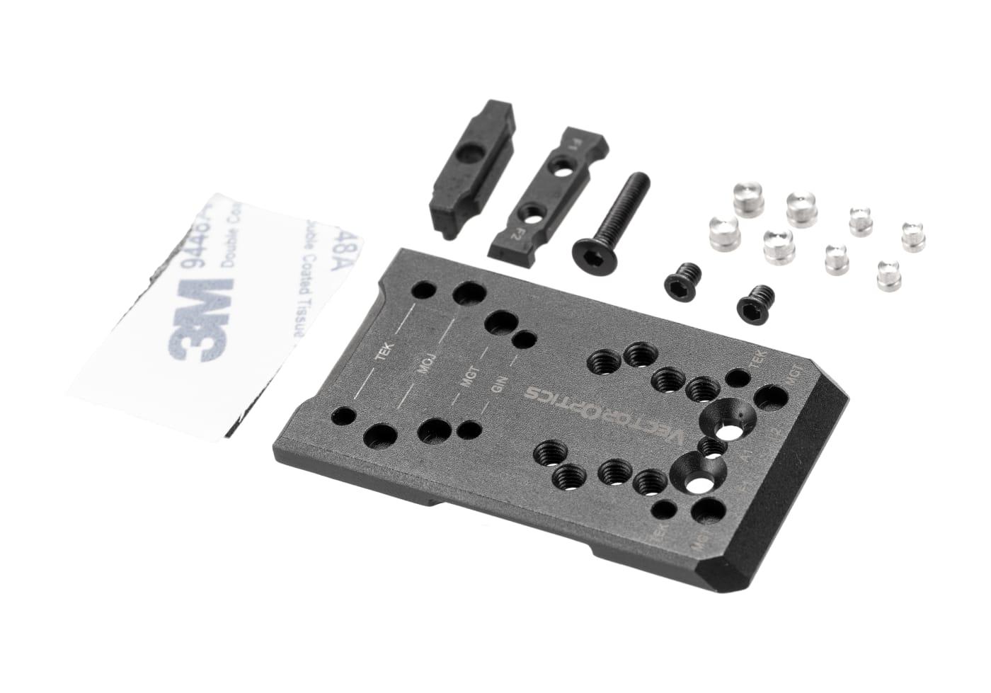 Vector Optics placa adaptor Glock 4 in 1 3