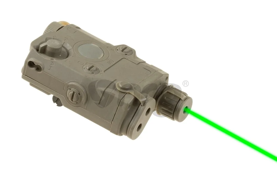 FMA AN/PEQ-15 Box with Green Laser Module Dark Earth 4