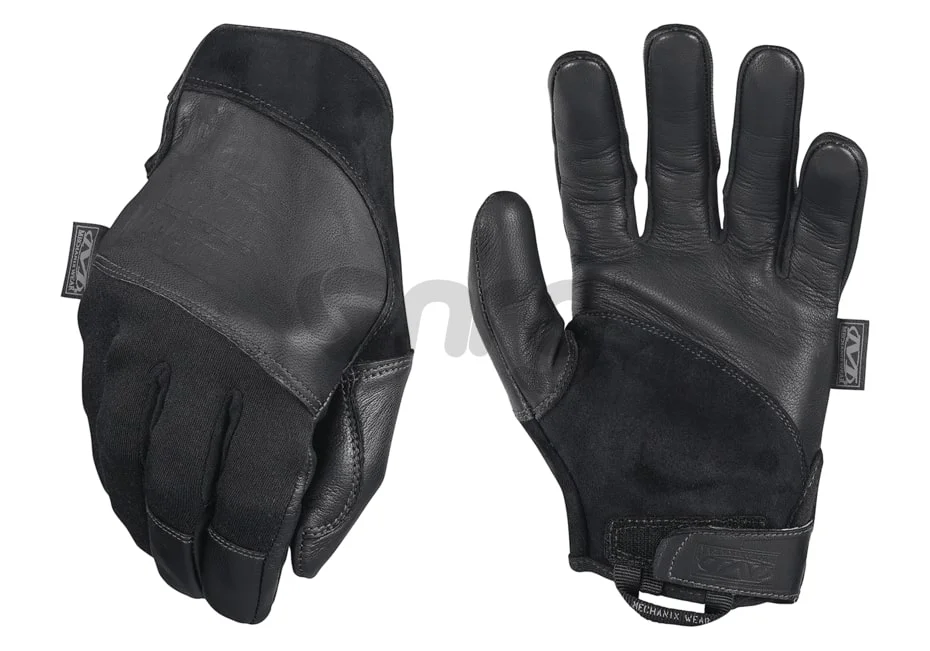 Mechanix Wear Tempest Black Leather Gloves S