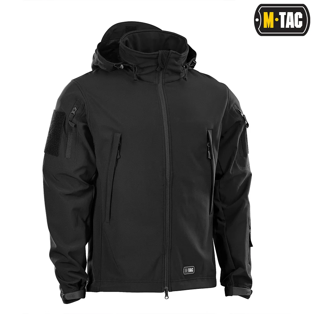 M-Tac Black Soft Shell Jacket M 2