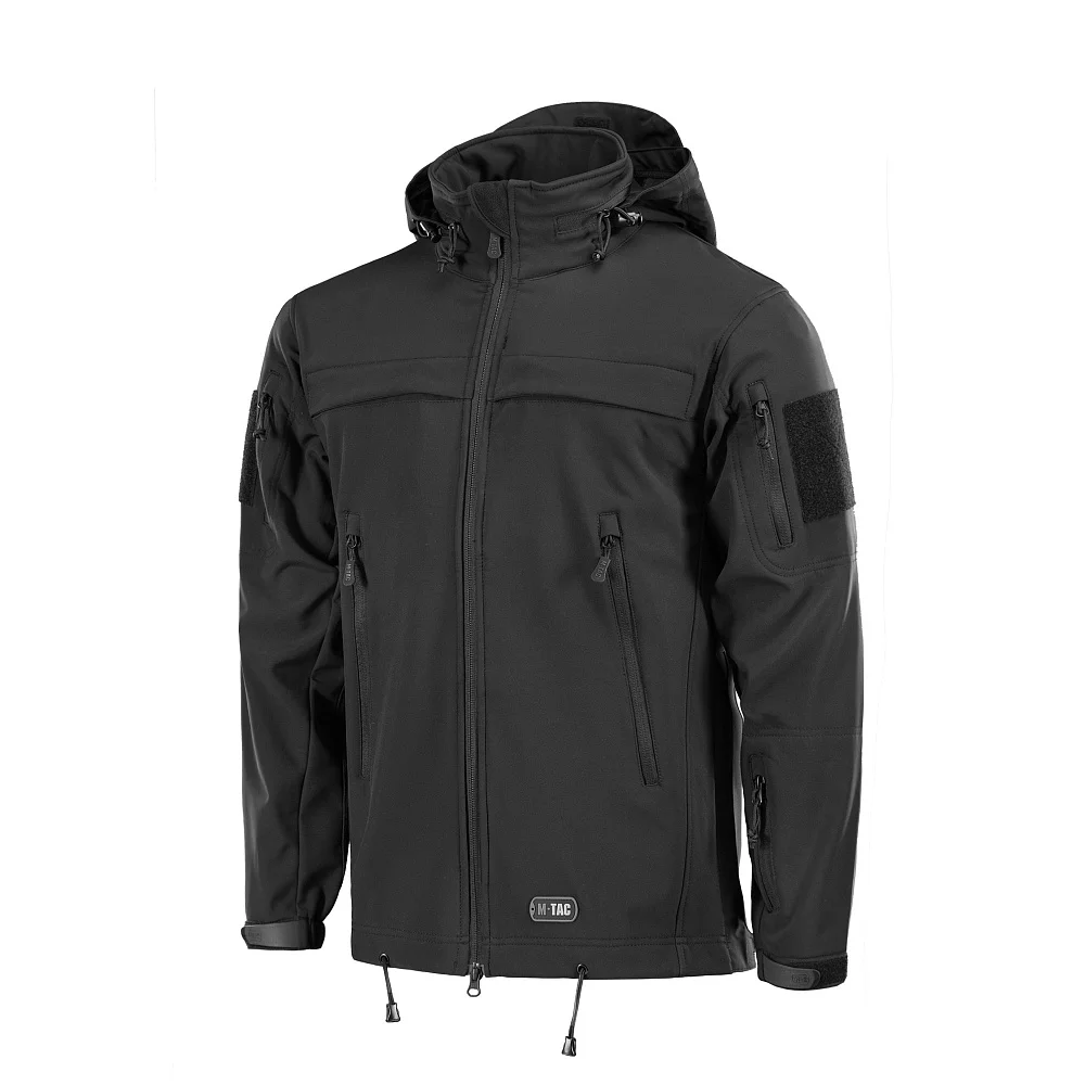 M-Tac Soft Shell Police Jacket Black M 4