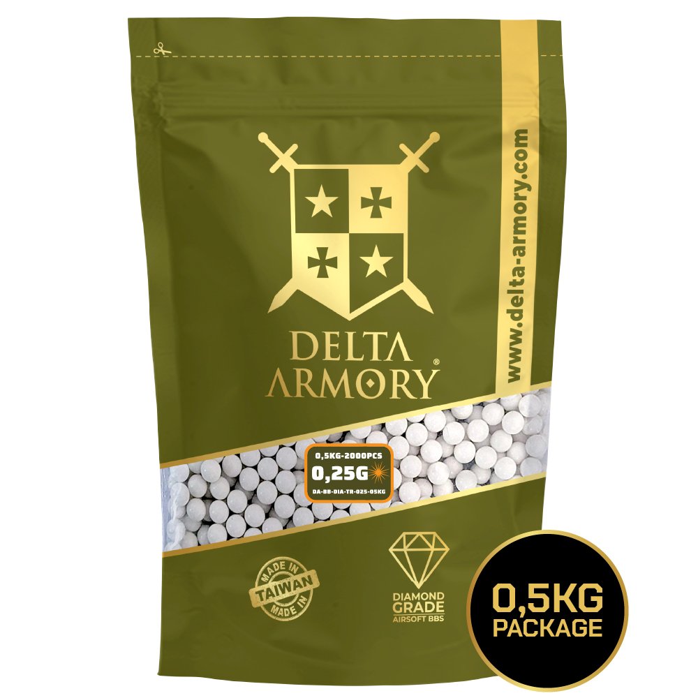 Bile Delta Armory Diamond 0.25g 2000 buc fosforescente