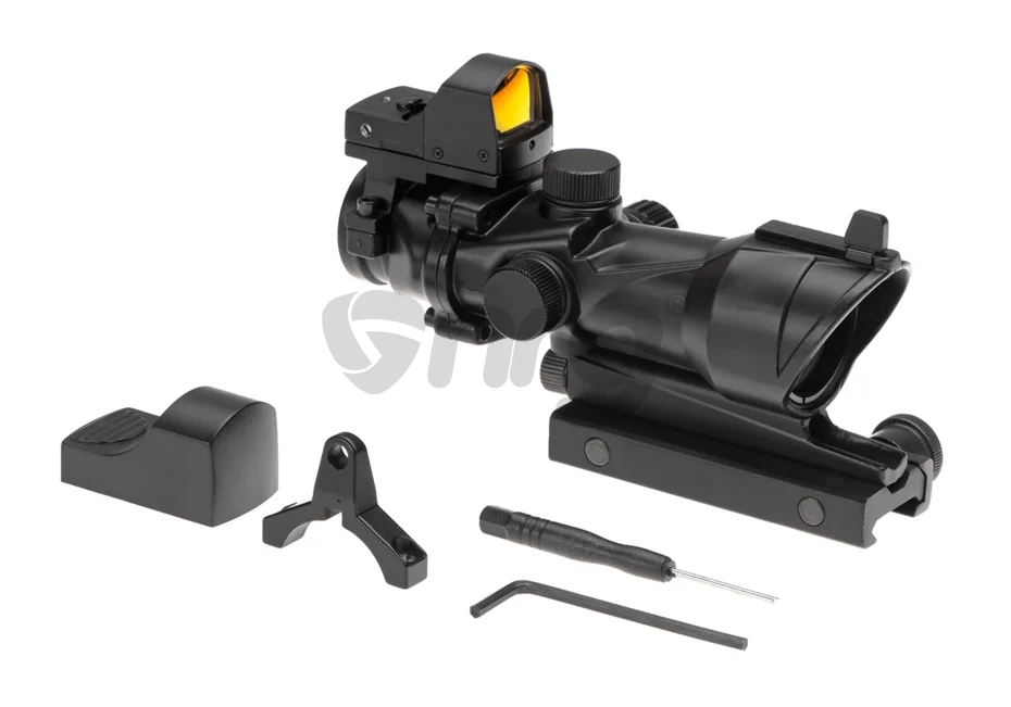 Aim-O combo combat scope ACOG 4x32IR / Reflex Sight Black 6