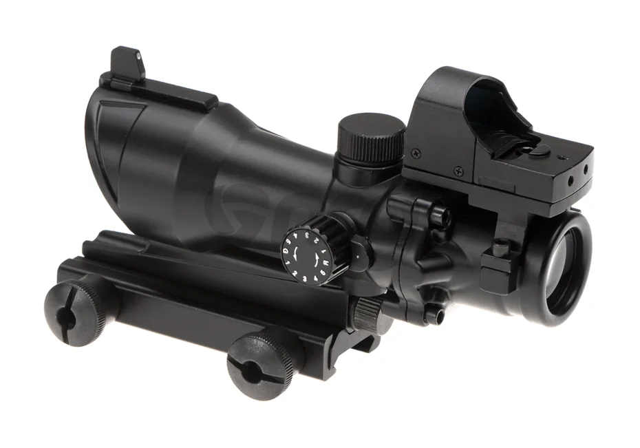 Aim-O combo combat scope ACOG 4x32IR / Reflex Sight Black 5