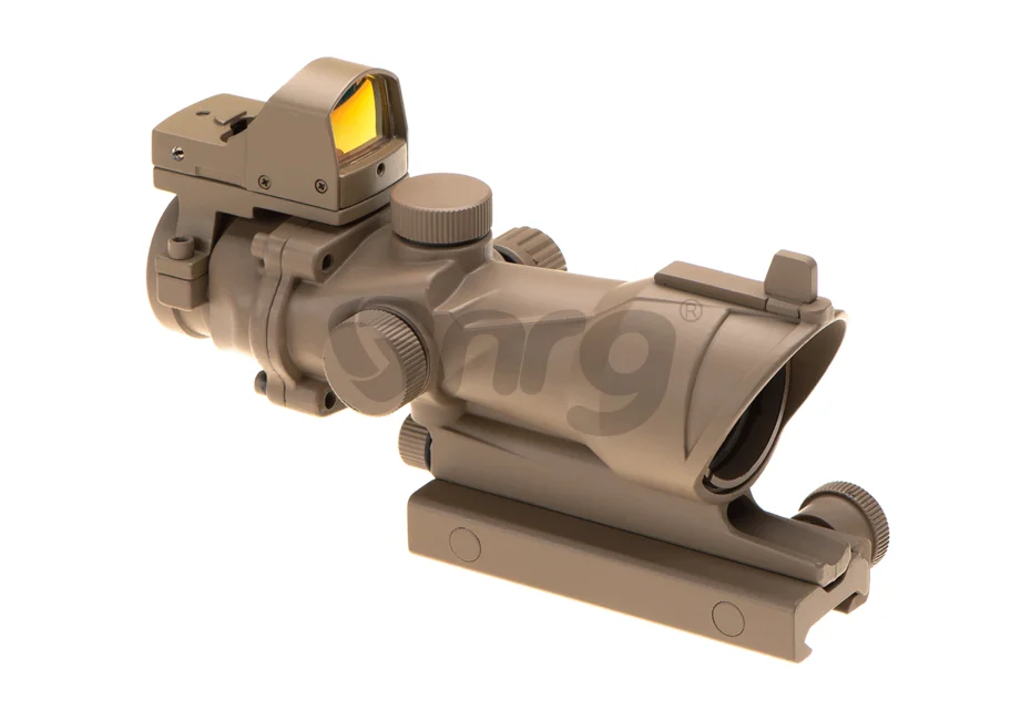 Aim-O combo combat scope ACOG 4x32IR / Reflex Sight Desert 7