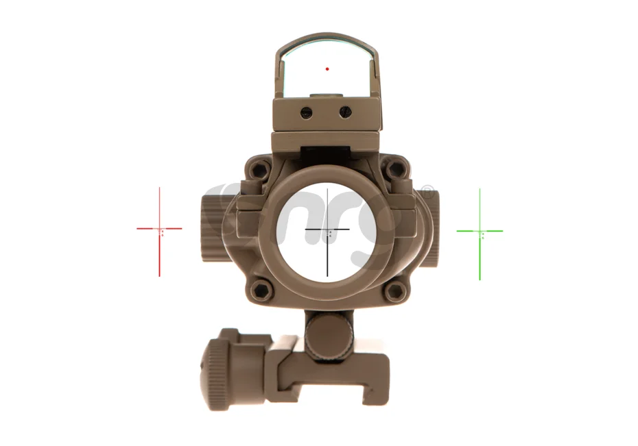 Aim-O combo combat scope ACOG 4x32IR / Reflex Sight Desert 3