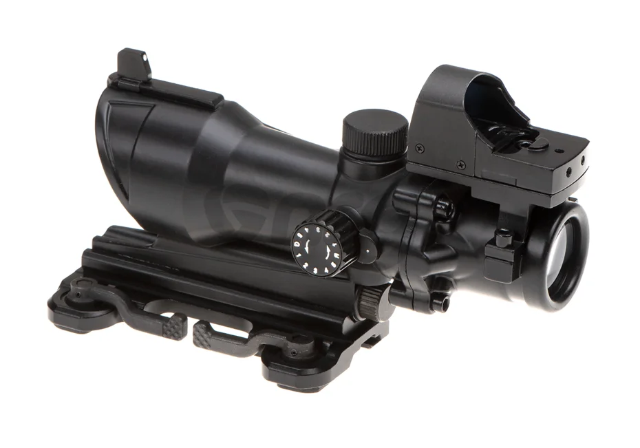 Aim-O Combo Combat Scope ACOG 4x32IR / Reflex Sight QD Black 5