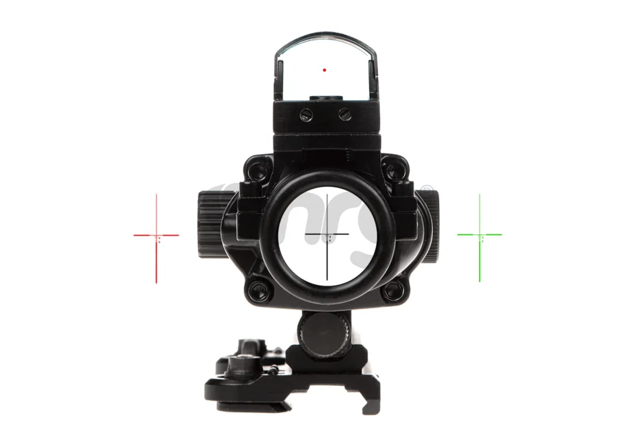 Aim-O Combo Combat Scope ACOG 4x32IR / Reflex Sight QD Black 3