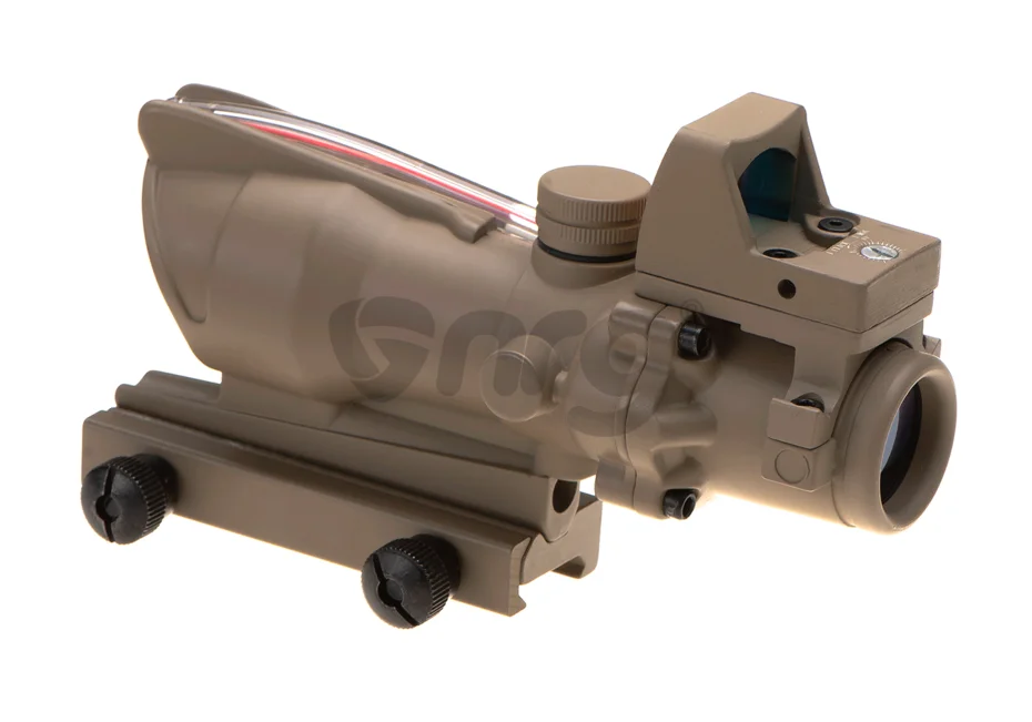 Aim-O combo combat scope ACOG 4x32C / Reflex Sight Fiber Desert 6