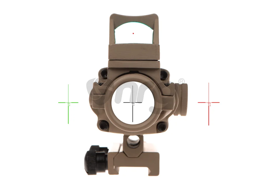 Aim-O combo combat scope ACOG 4x32C / Reflex Sight Fiber Desert 5