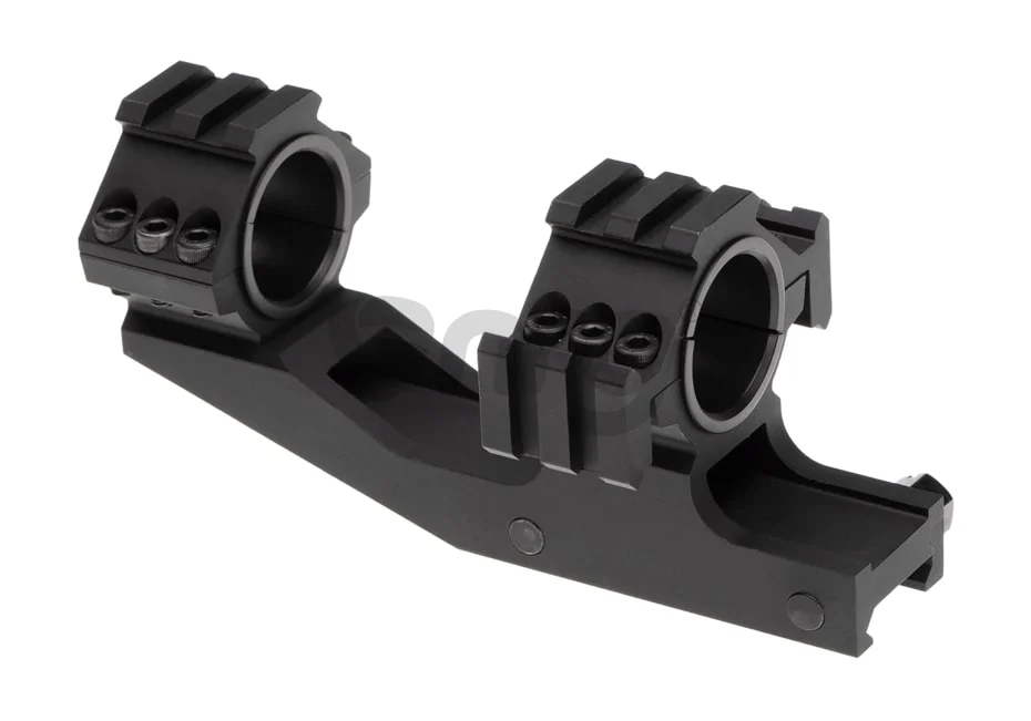 Aim-O rings for scope with Tri-Side Rail mount 25.4mm / 30mm Black