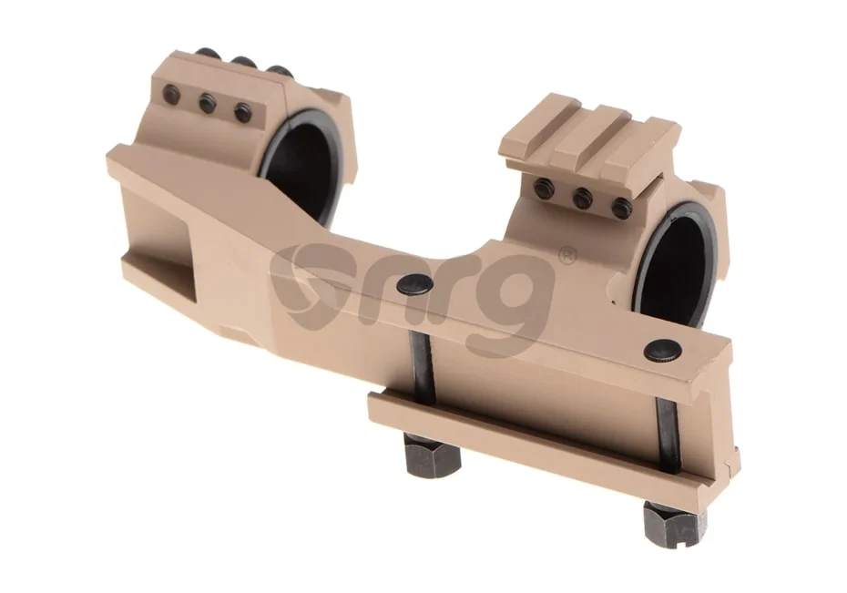 Aim-O rings for scope with Tri-Side Rail mount 25.4mm / 30mm Desert