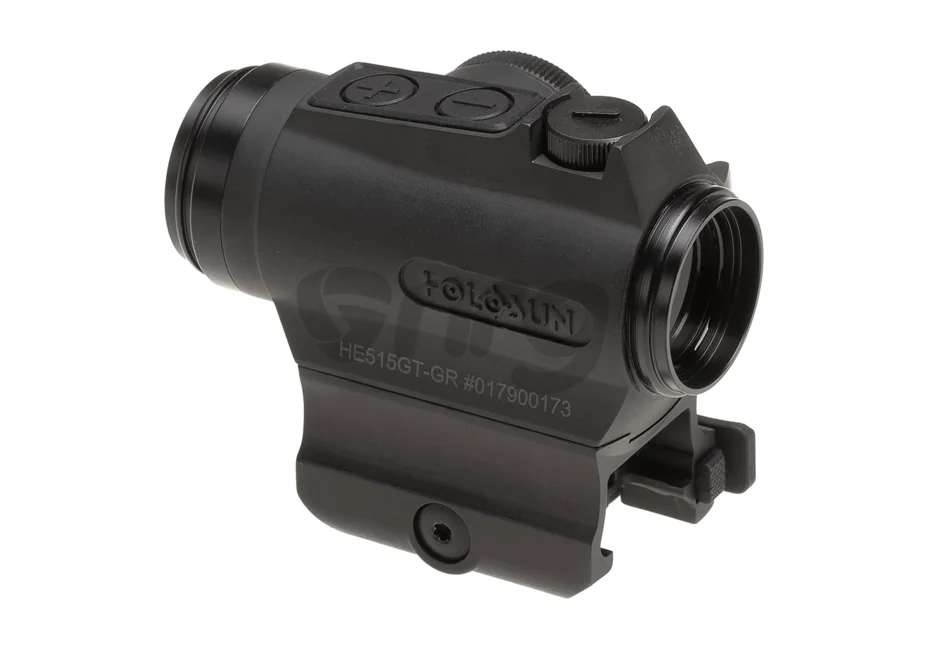 The text is already in English. It's a product name for a specific model of a sight used in firearms, specifically the Holosun dot sight Green Circle HE515GT-GR Elite. 4