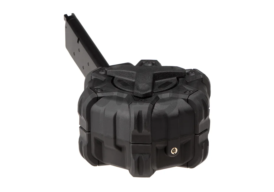 AW Custom Drum Magazine 1911 350 Rounds Black 2