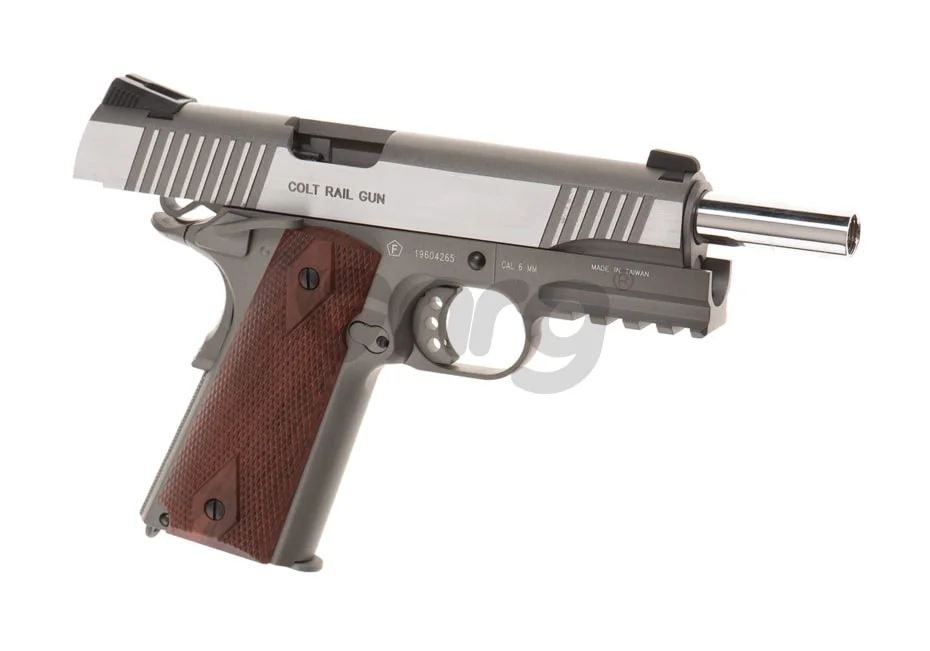 Stainless CO2 Rail Colt 1911 2