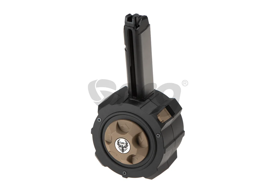 HFC Drum Magazine G17 200 Rounds Black 2