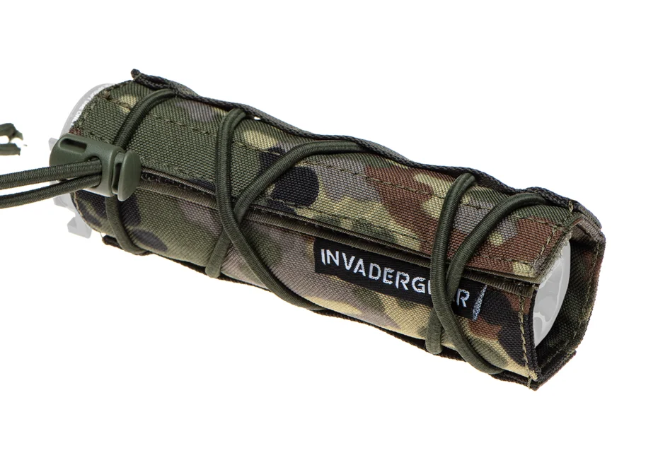 Invader Gear Shock Absorber Case 14cm Flecktarn 3