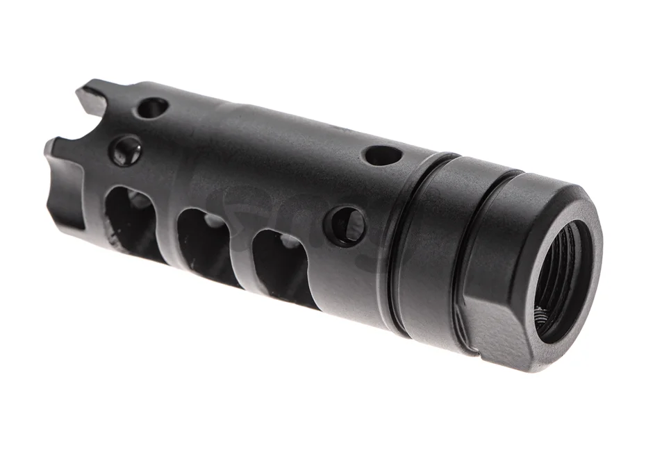 The text is already in English. It seems to be about a product, specifically a "Pirate Arms flash hider dragon M4 CCW". This could be a part for an airsoft gun or similar. 2