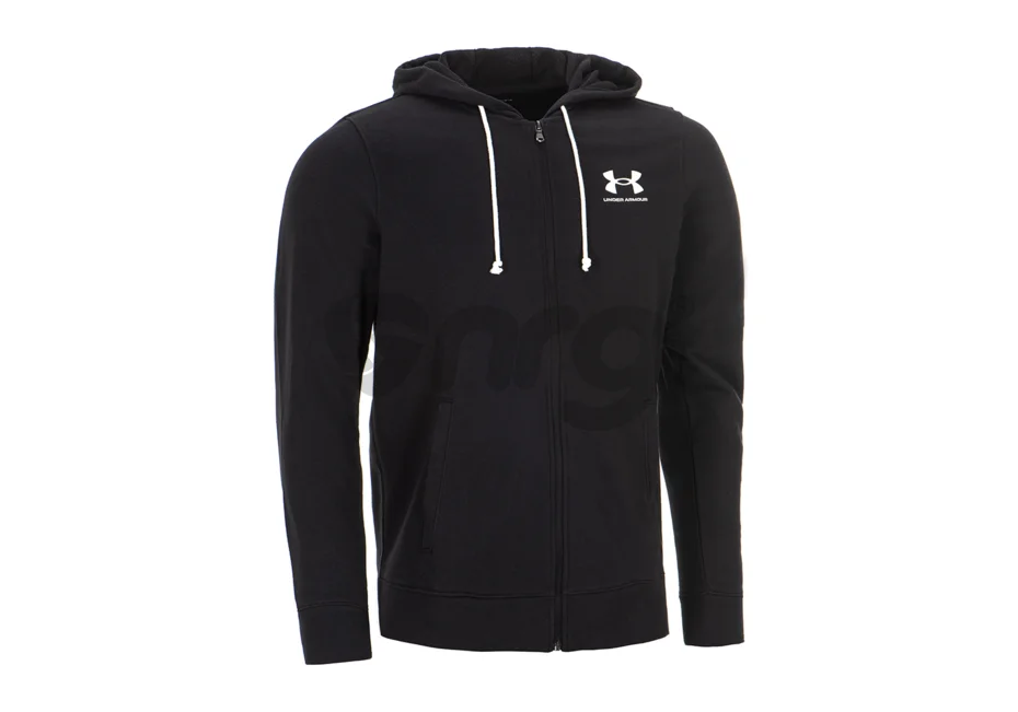Under Armour UA Rival Terry LC FZ Black Hoodie S 3