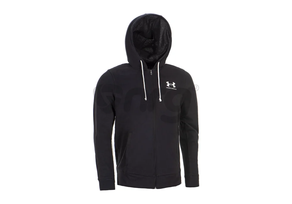 Under Armour UA Rival Terry LC FZ Black Hoodie S 2