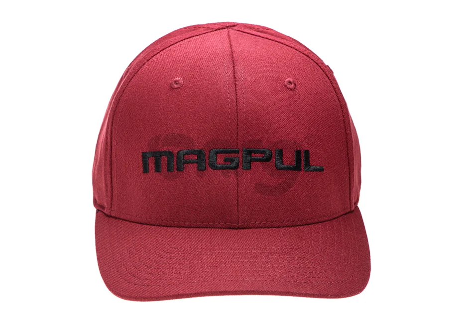 Magpul Wordmark Cap Red S/M 3