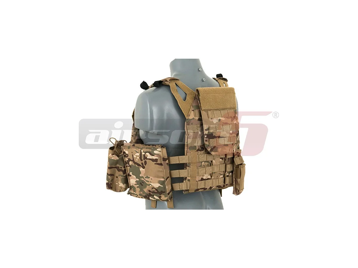 8Fields Tactical Vest Jump SAPI Plates Multicam 2