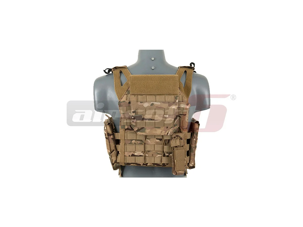 8Fields Tactical Vest Jump SAPI Plates Multicam 3