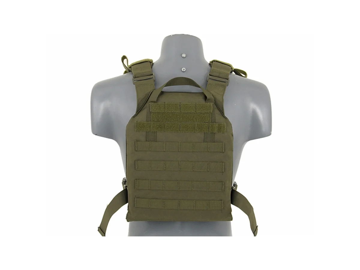 8Fields Assault Plate Carrier with SAPI Plates Olive 5