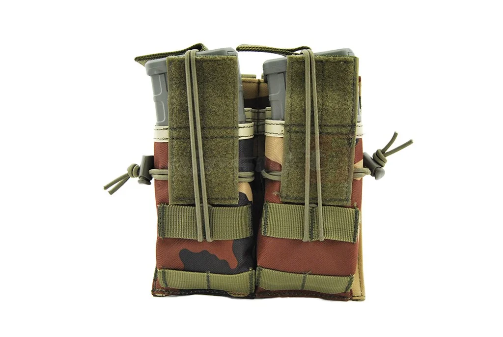 8fields Double Pouch for M4/M16 Magazines Woodland 2