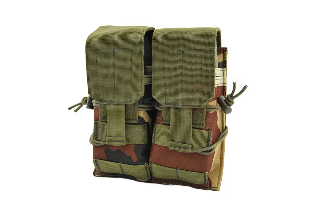 8fields Double Pouch for M4/M16 Magazines Woodland 6