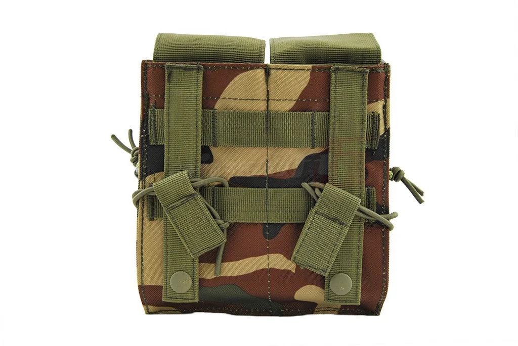 8fields Double Pouch for M4/M16 Magazines Woodland 3