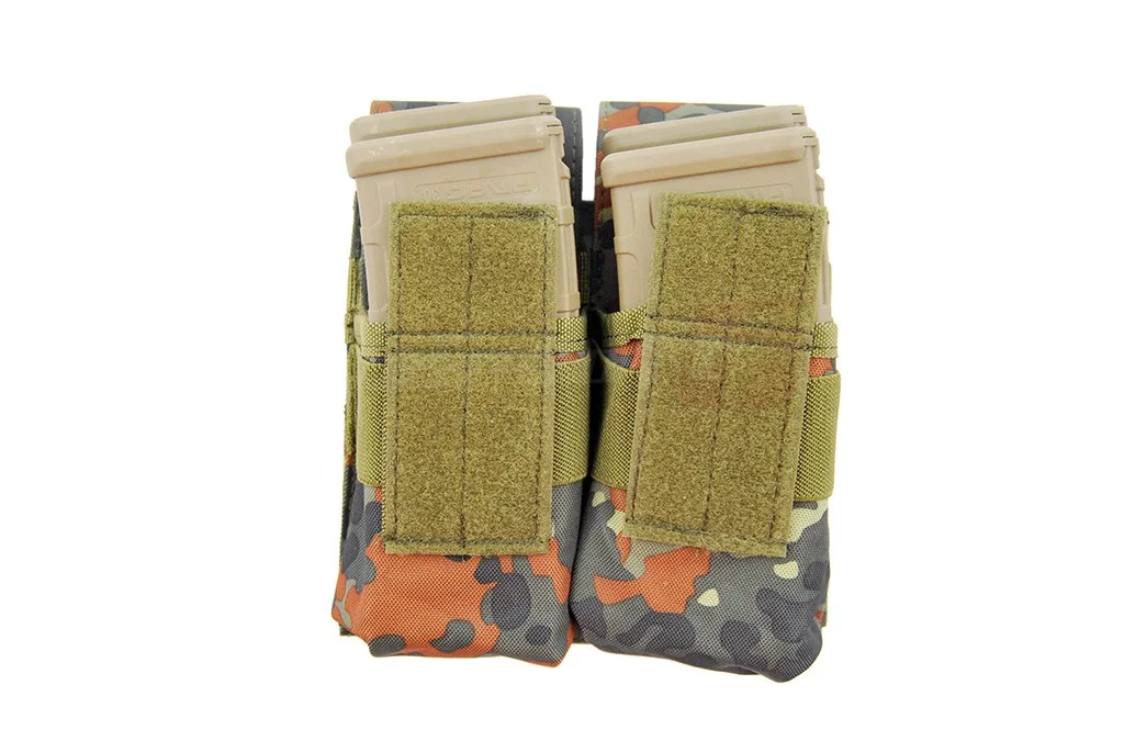 8Fields Double Magazine Pouch M4/M16 Flecktarn 2