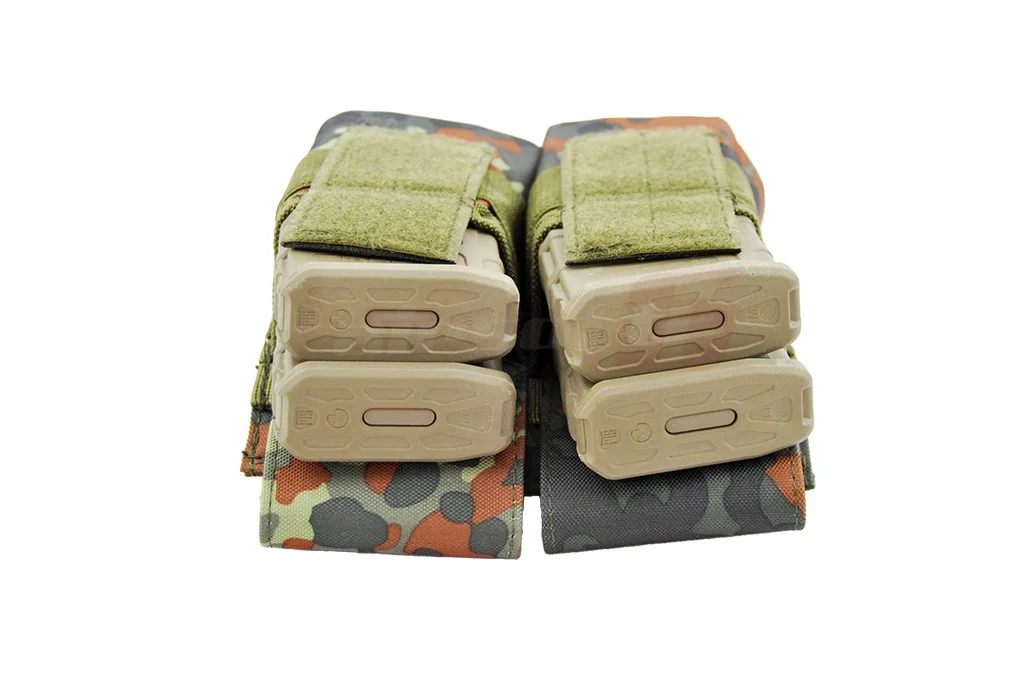 8Fields Double Magazine Pouch M4/M16 Flecktarn 3