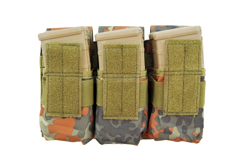 8Fields Triple Magazine Pouch for M4/M16 Flecktarn 3