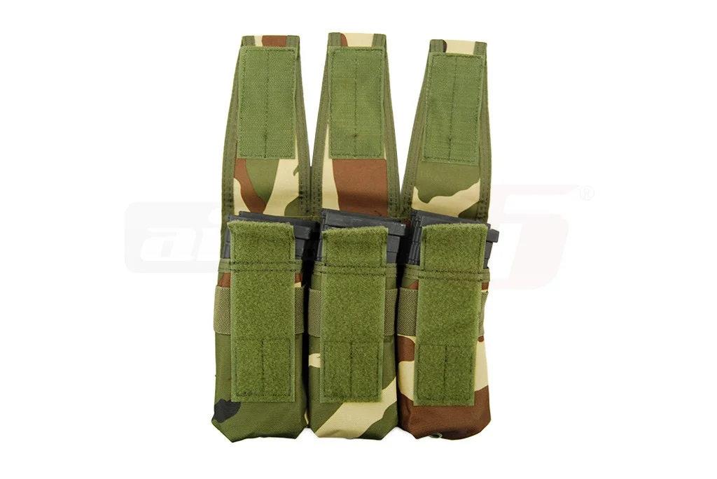 8Fields Triple Magazine Pouch M4/M16/AK Woodland