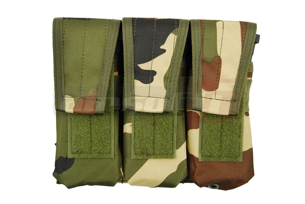 8Fields Triple Magazine Pouch M4/M16/AK Woodland 3