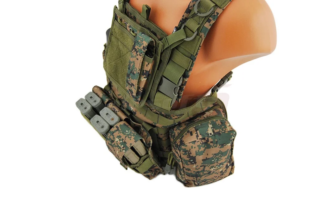 8Fields Tactical Utility Harness Recon Digital Woodland 2