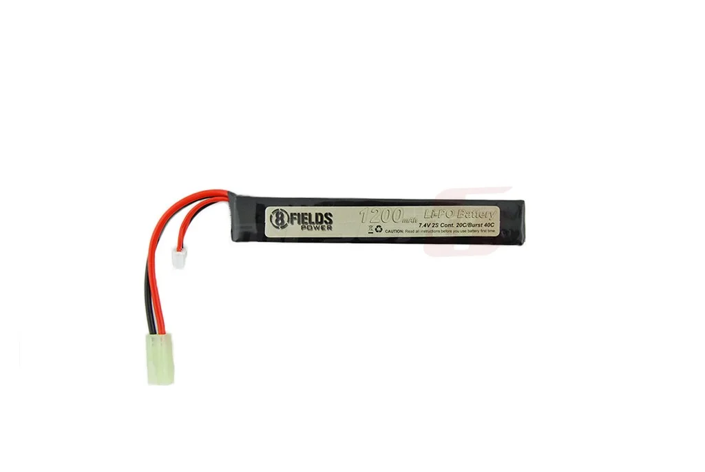 8Fields LiPo Battery 7.4V 1200mAh Compact 2