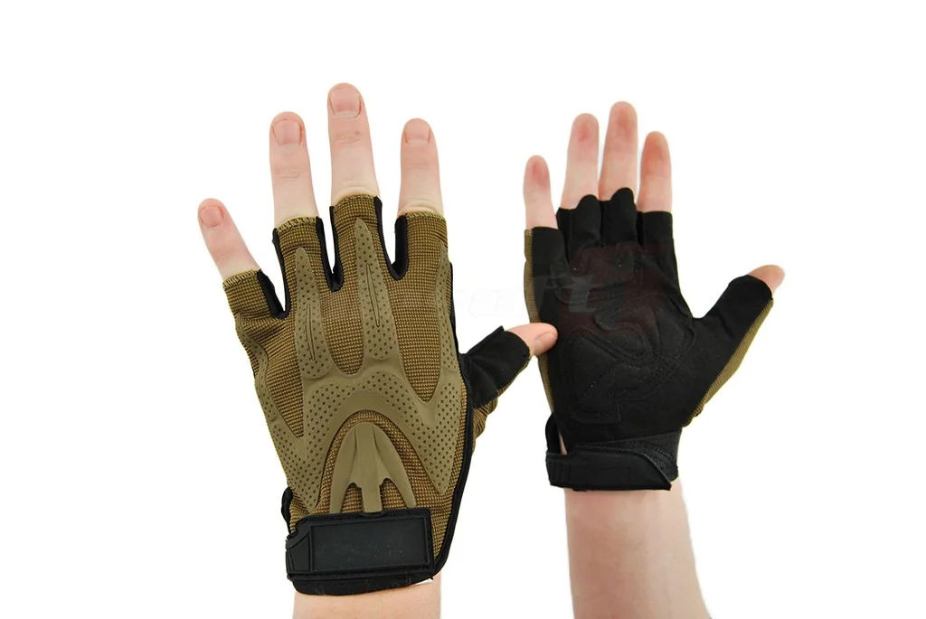 8Fields Coyote Fingerless Tactical Gloves Ver. 1 (M) 3