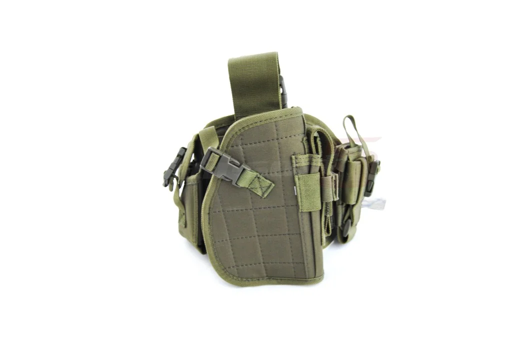 8Fields Molle Platform with Pistol Holster and Pockets Olive 4