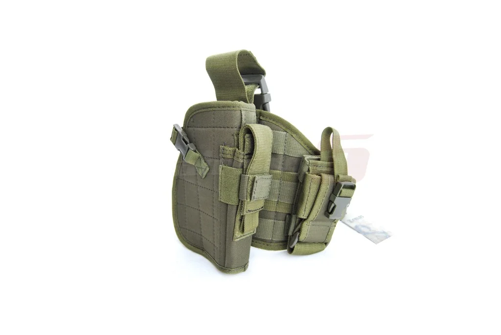 8Fields Molle Platform with Pistol Holster and Pockets Olive 3