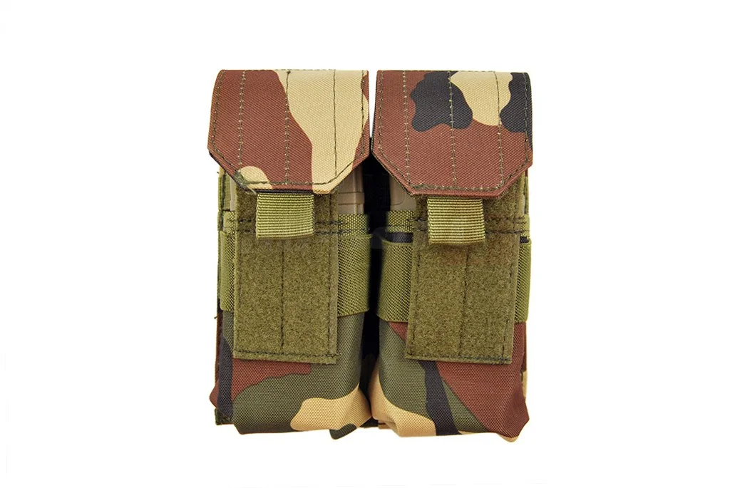8Fields Double Magazine Pouch for M4/M16 Woodland 4