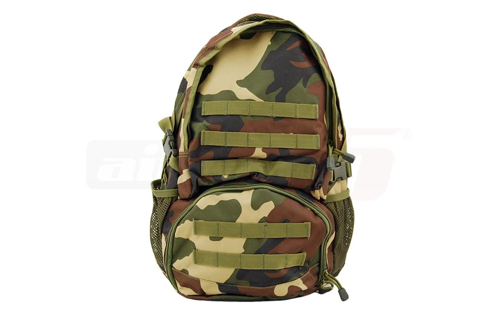 8Fields Tactical Molle Backpack 20L Woodland 4