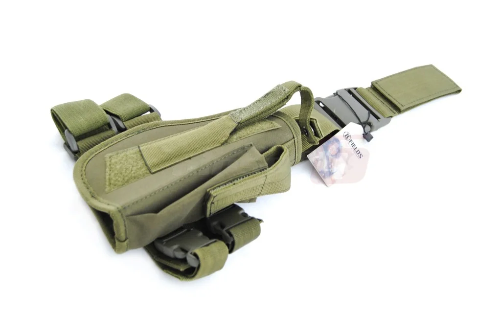 8Fields Universal Pistol Holster for Thigh Olive 3