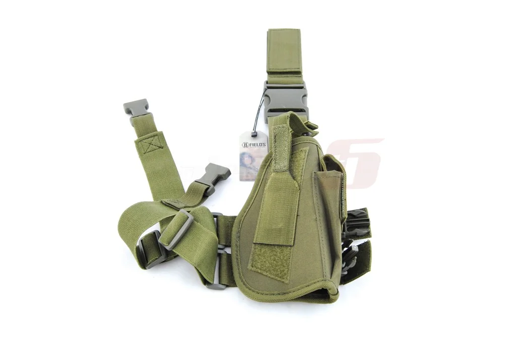 8Fields Universal Pistol Holster for Thigh Olive 4