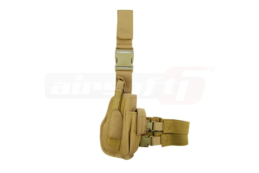 8Fields Universal Pistol Holster for Thigh Coyote 3